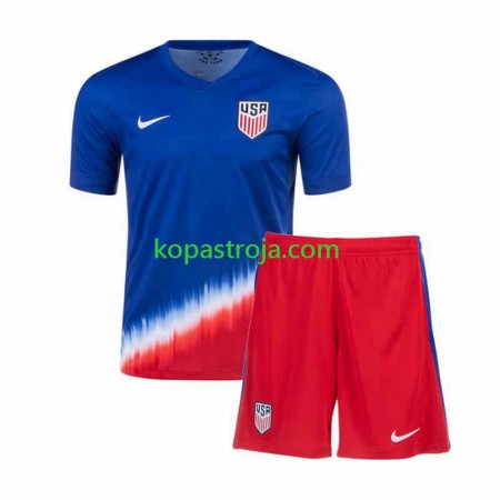 Billiga Fotbollströjor USA Barn Borta tröja 2024 Kortärmad